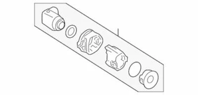 正品通用 2005 - 2009 年别克 LaCrosse 后物报警备份传感器 89047027 — 第 1/2 张图片