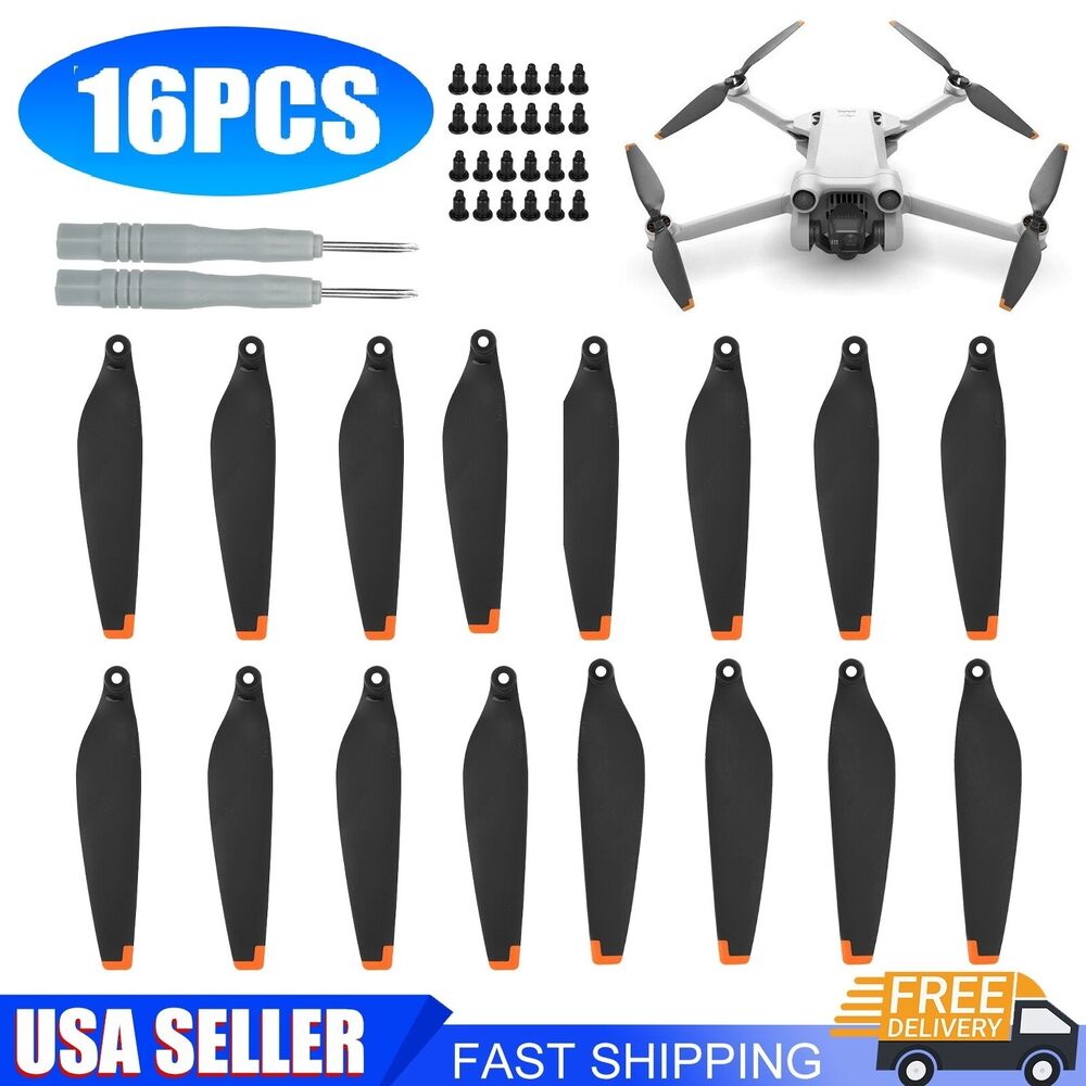 16PCS for DJI Mini3 Drone Low Noise Propeller Blade Lightweight Wing Accessories