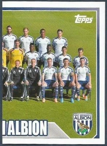 TOPPS 2014/15 PREMIER LEAGUE #497-WEST BROMWICH ALBION TEAM PHOTO-RIGHT HALF - Picture 1 of 1