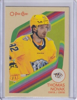 Thomas Novak, Nashville Predators 2023-24 O Pee Chee Retro #495 - Image 1 of 2