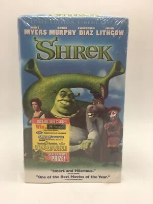 Shrek (VHS Tape, 2001) - Special Large Sleeve - Sealed - Image 1 of 4