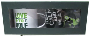 New/Sealed Golf Lover’s Gift Mug & Sock Set Crew Socks Men’s 10-13 - Picture 1 of 2