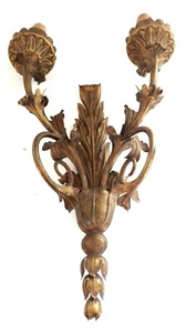 Very Tall E F Caldwell & Co 2-Arm Single Sconce Art Nouveau - Picture 1 of 7