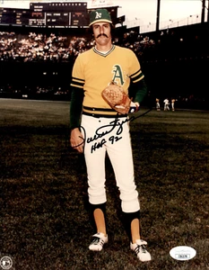 Rollie Fingers signiertes Oakland Leichtathletik 8 x 10 Foto JSA COA - Bild 1 von 1