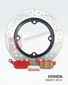 Brembo Serie Oro Rear Disc and SP Pads fits Honda CB650 F 2014- - Picture 1 of 1