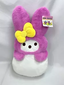 New Peeps Hello Kitty My Melody 18” Easter Bunny Plush Pink Gift Toy - Picture 1 of 4