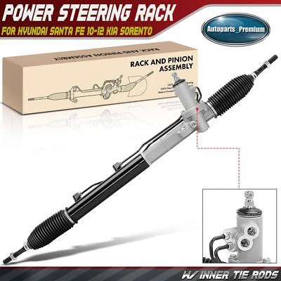 1x Nuevo Conjunto de cremallera y piñón de dirección asistida para Hyundai Santa Fe Kia Sorento Foto 1 de 4