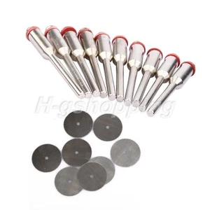 20pcs 32mm Cutting Wheel Saw Blade Disc & 10pcs 2.35mm Mandrel Rotary Power Tool - Picture 1 of 7
