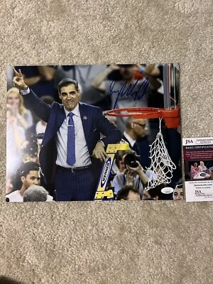 Jay Wright signed Villanova Wildcats 11x14 photo NCAA Basketball auto Jsa Coa 3 - Image 1 of 3