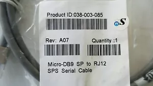 New - 038-003-085 Genuine OEM Dell EMC MICRO DB9 TO RJ12 SPS Serial Cable (65-6) - Picture 1 of 9