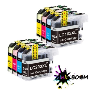 LOTE de cartuchos de tinta para Brother LC203 LC103 MFC-J4320DW J5720DW J4410DW J6520DW - Imagen 1 de 16