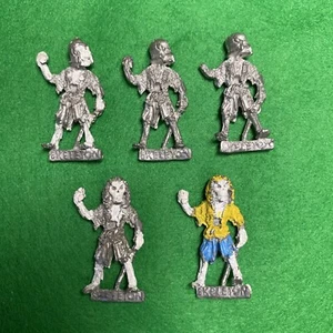 Warhammer Nightmare Legion Undead Skeleton Trooper x5 Juegos de Repuestos Taller Metal - Imagen 1 de 2