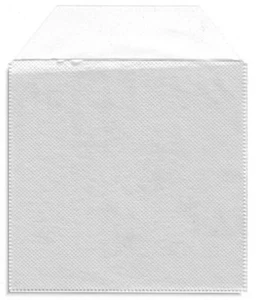 200 2-Disc Clear Poly Sleeve w/ FULL ADHESIVE BACKING & Cloth Divider, CLEARANCE - Picture 1 of 1