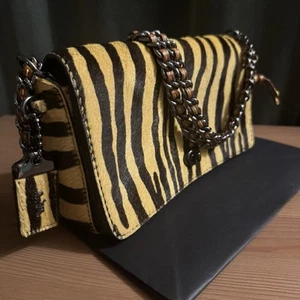 Coach 1941 Runway Featured - Tiger Dinky In Haircalf Fur - EUC DK-20215 - Picture 1 of 12