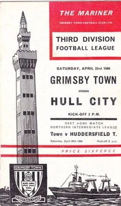 1965 1966 GRIMSBY TOWN V Hull City - Picture 1 of 1