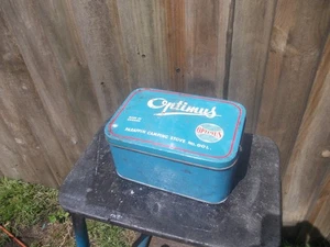 As Found UNCLEANED Optimus No 00 Vintage Brass Paraffin Stove/Tin/Instructions - Picture 1 of 9