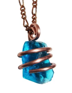 Gorgeous Genuine Monatomic Andara Crystal Pendant Copper #451 - Picture 1 of 3