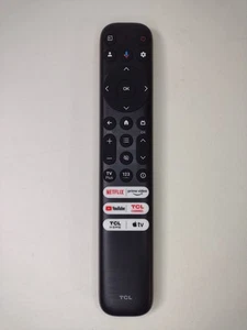 TCL Smart Tv Voice Remote RC813 FMB1 With Mic Built In Netflix Apple TV Original - Picture 1 of 7