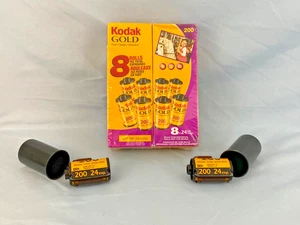 Vintage NOS  Kodak Gold 200 24 Exposure Exp 10/2008 35mm Film - 10 Rolls - Picture 1 of 6