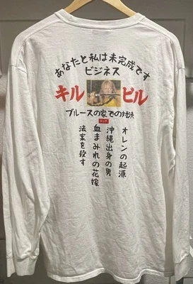 Camiseta blanca manga larga Kill Bill Miramax X HUF para hombre XL Japón Foto 1 de 3
