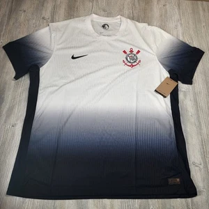 Nike Corinthians 24/25 Home Kit Authentic Jersey Mens Size 2XL New FN8765-100 - Picture 1 of 9