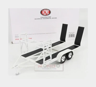 1:18 ACME Carrello Trasporto Auto Car Transporter Trailer Car Not Incl.ACME18984 - Immagine 1 di 2