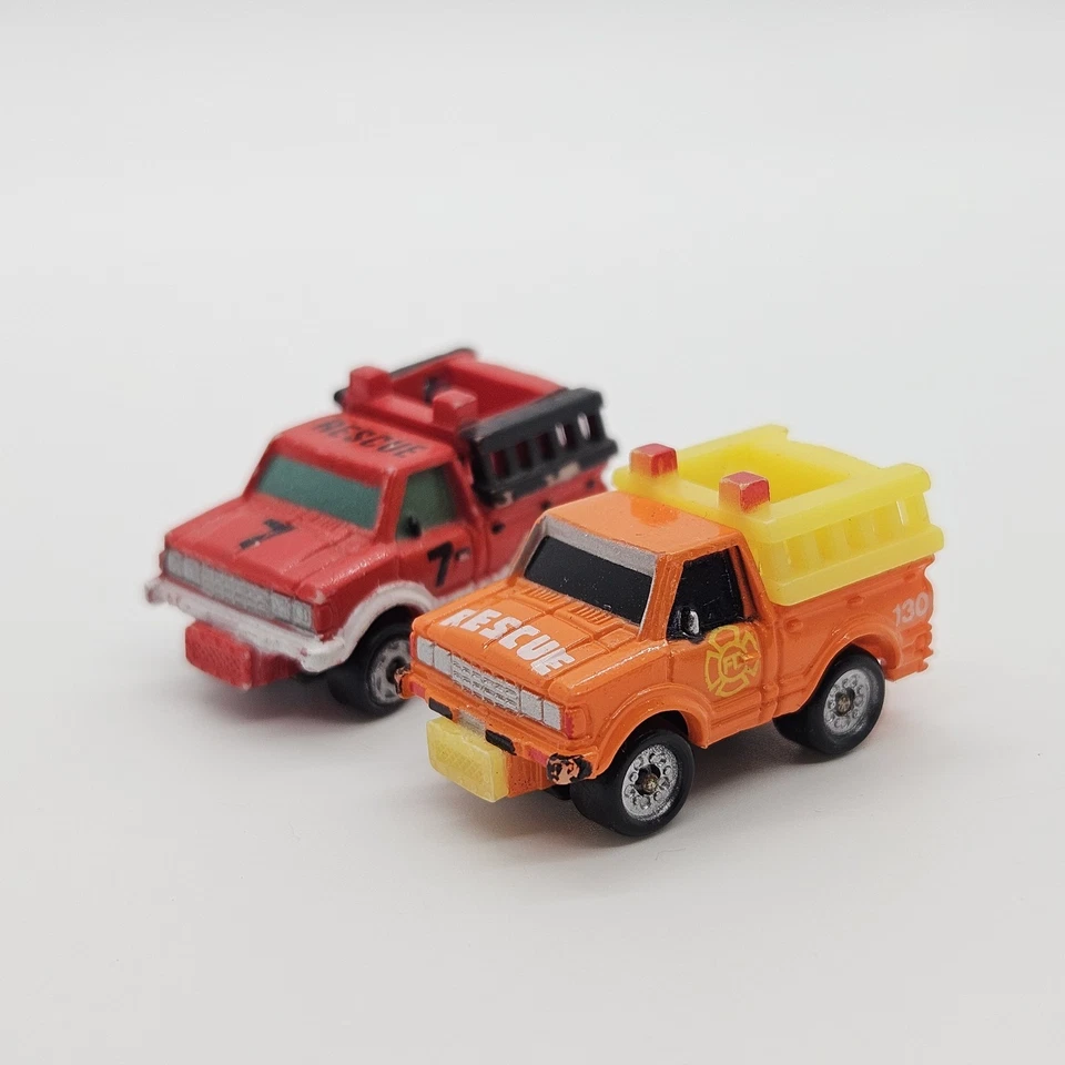 Camión Micro Machines Rescate Bomberos Datsun Amarillo Rojo  Foto 1 de 4