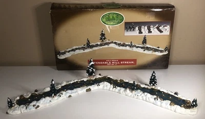 Lemax Bosque Encantado Navidad Pueblo Accesorios EXTENSIBLE MOLINO ARROYO Poli Foto 1 de 4