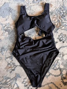 VIMPUNEC Women One Piece Swimsuit Tummy Control Bathing Suit High Waisted Large - Picture 1 of 4