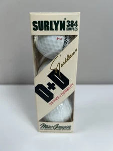 Vintage SURLYN 384 Dimples Nicklaus D+D Mac Gregor Golf Balls, Ball Number 1 New - Picture 1 of 10
