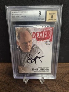 John Lithgow 2012 Breygent DEXTER Auto BGS 9 Auto 8 "Trinity Killer" Showtime - Picture 1 of 2