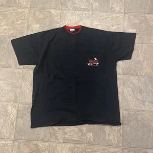 Winston Racing Team Mens T Shirt XL Black 1992 Vintage Nascar Motorsports - Picture 1 of 5