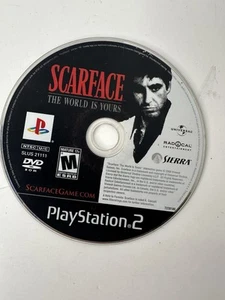 Scarface: The World is Yours (Sony PlayStation 2, PS2, 2006) Disc Only Tested - Picture 1 of 2