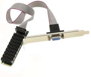 VGA DB15 2D Graphics Card On M2 M Key Port With Aspeed AST2400 - Picture 1 of 4