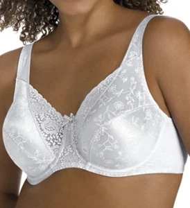 Playtex Secrets Cottony Jacquard Seamless Underwire Bra 36 D - Picture 1 of 6