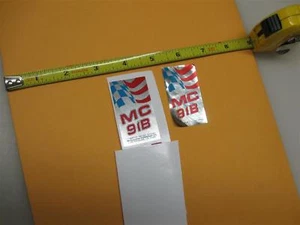 Vintage Go Kart, McCulloch Engine ID, MC91B, Sticker decal MC 91b - Bild 1 von 2