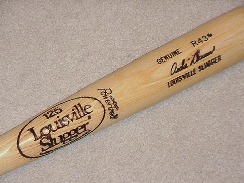 Andre Dawson H&B Game Bat Montreal Expos Chicago Cubs HOF Cover