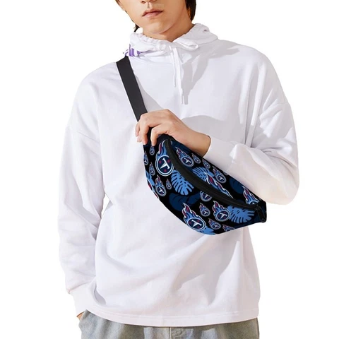 Tennessee Titans fans Belt bag full print Waist Bag hiking bags Chest pack Cover