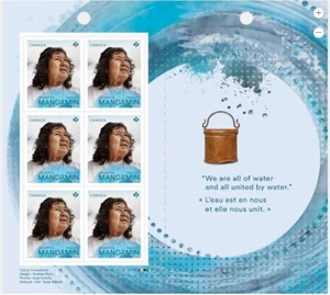 Canada sc#3453a Indigenous Leaders : Josephine Mandamin, Booklet Bk, Mint-NH - Bild 1 von 3
