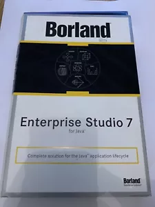Borland 2003 ENTERPRISE Studio 7 For Java Vintage Software For Collector - Picture 1 of 7