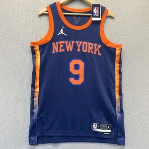 Nike RJ Barrett New York Knicks NBA Jersey #9 Uomo Medium Statement Edition NUOVO - Foto 1 di 11