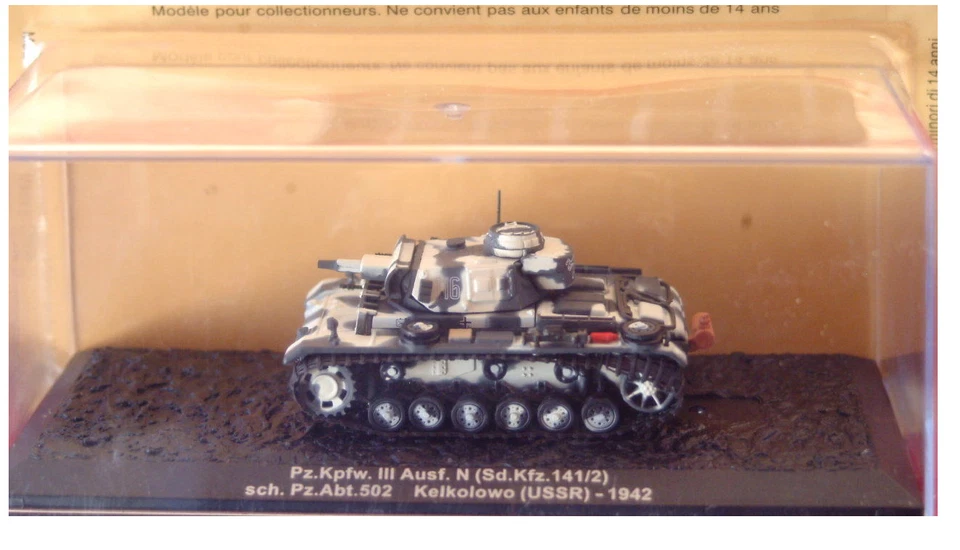 COMBAT TANK CARRO ARMATO pZ.kPFW.Ausf Kelkolowo USSR 1942 scala 172 (n18) - Immagine 1 di 1