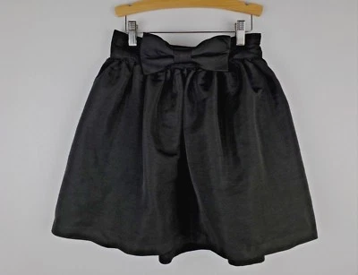 Falda Completa UO Kimchi Azul Mujer Mediana Negra Línea A Cintura Detalle Lazo Foto 1 de 4