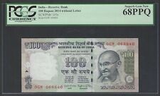 India 100 Rupees 2014 P105n Uncirculated Grade 68