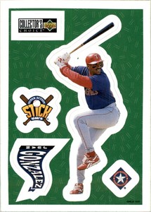 1997 Collector's Choice Stick'Ums Retail #9 Juan Gonzalez