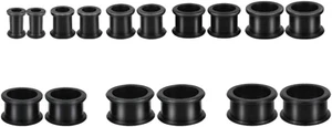 KBNIAN 16-Piece Soft Silicone Ear Stretching Kit with Tunnels and Gauges - Picture 1 of 1