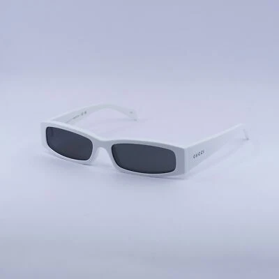 Gucci GG1778S 002 Solid White/Solid Grey 57-17-145 Sunglasses New Authentic - Image 1 of 4