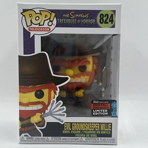 Funko Pop! The Simpsons-Evil Groundskeeper Willie #824 2019 NYCC Shared Sticker - Picture 1 of 4