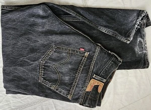 501 Levi's 6 BUTTON FLY 40 X 32 (38x29) BLK Jeans 501 red batwing tag 80's - Picture 1 of 2