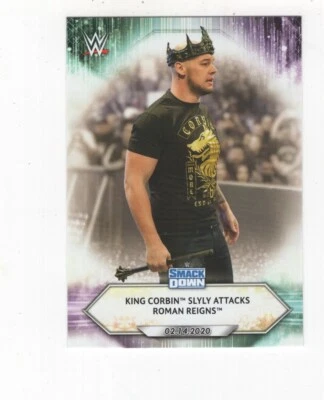 2021 TOPPS WWE WRESTLING - KING CORBIN #18 - Image 1 of 3